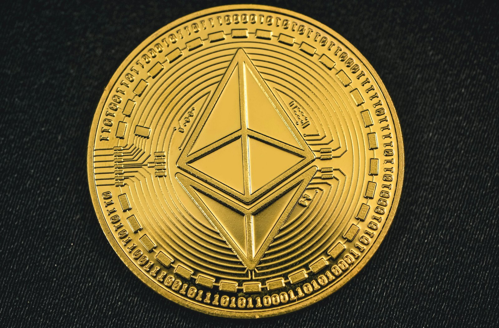An Ethereum token on dark background — Cloudflare lets agents check balances and trigger payments on Ethereum and Solana without running their own node infrastructure