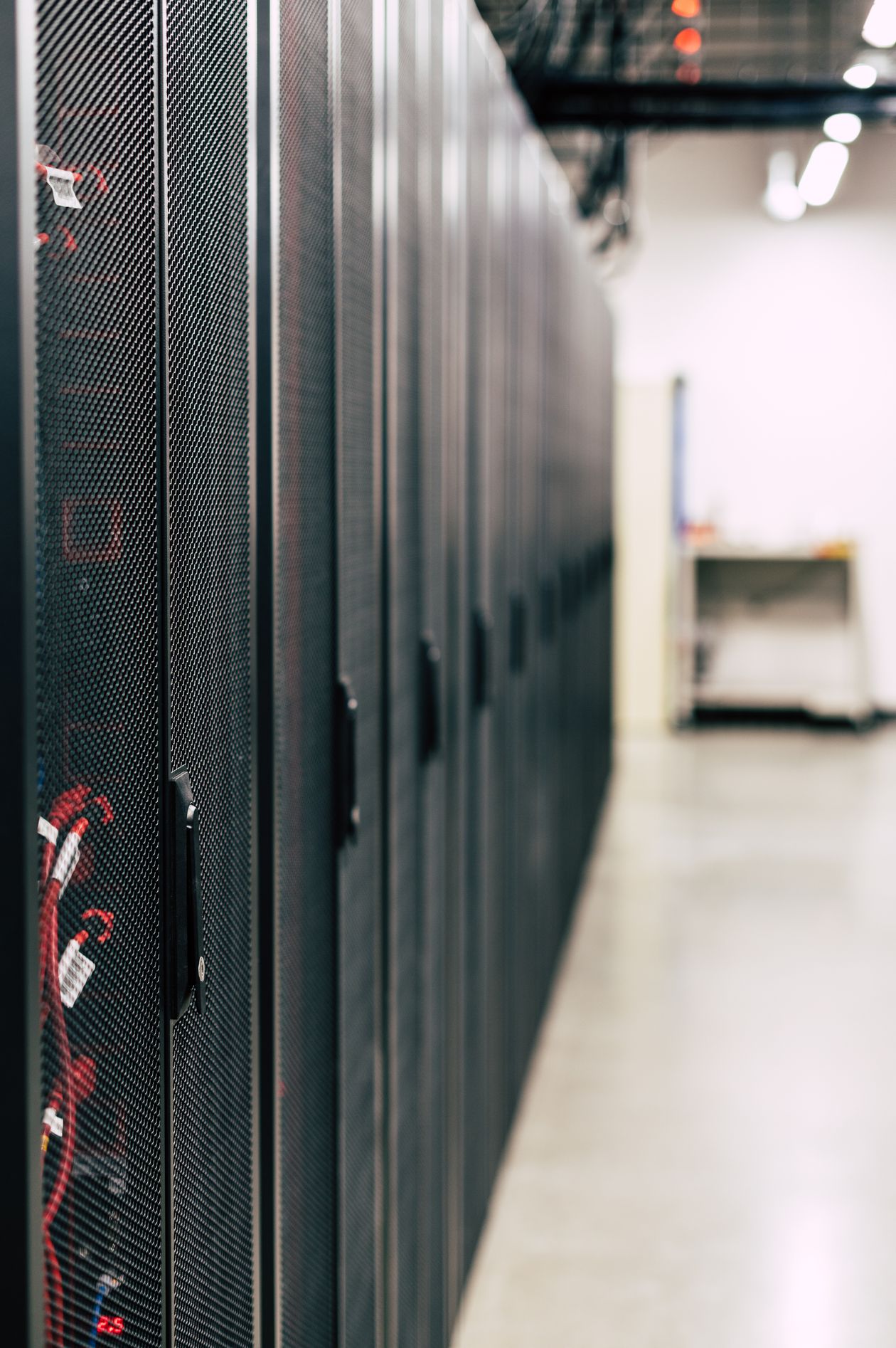 Server room hardware — the Langflow host is where the injected command executes